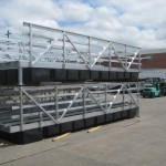 Aluminum Dock Sections with Railing