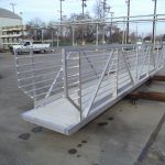 Aluminum Gangway with Side Tubing