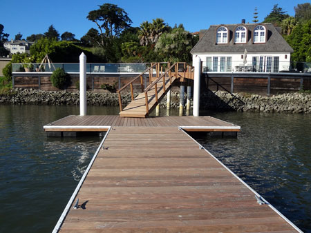 ipe boat dock belvedere